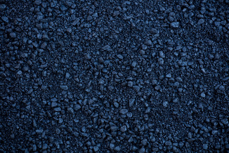 bluish-black asphalt texture, on the ground outdoorsの写真素材