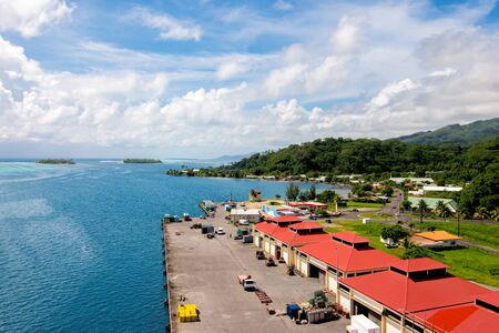 Port of Raiatea, cruise port terminal, French Polynesia