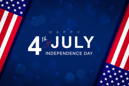 4th of July Independence Day Background.の写真素材