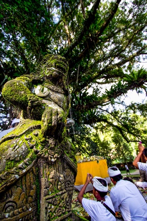 The worship of Hindu god