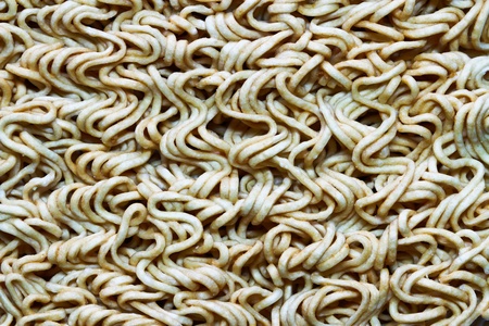 Instant noodles. Texture. Close up.の写真素材