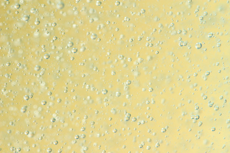 Detail bubbles in blue liquid.の写真素材