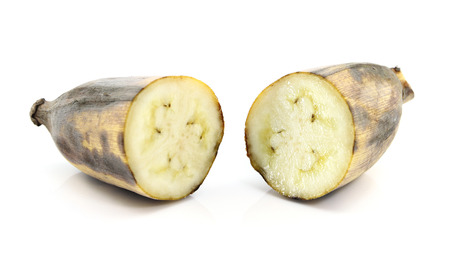 Bunch Of Ripe Banana On White backgroundの写真素材