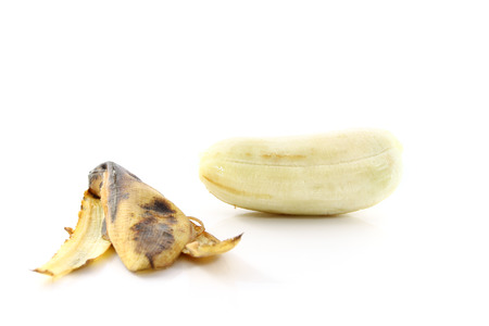 Bunch Of Ripe Banana On White background