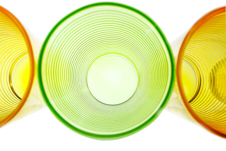 glass color isolated on white background