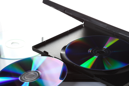 Disc data in container box.