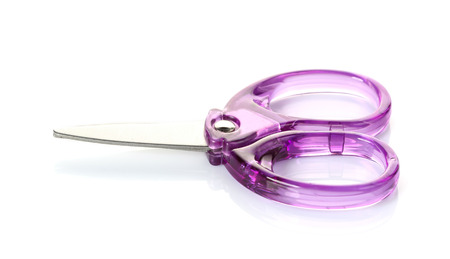 scissors isolated on white backgroundの写真素材