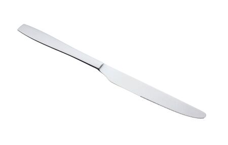 Knife and fork isolated on white background