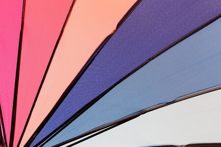 Colorful umbrella for a colorful background.