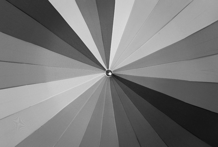 Black and white umbrella background.の写真素材
