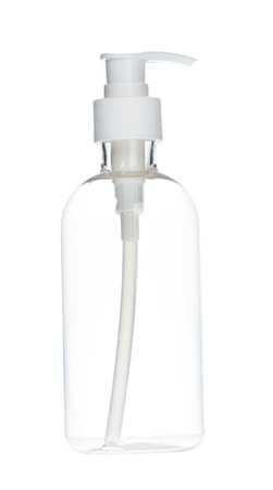 Plastic bottle isolated on whiteの写真素材