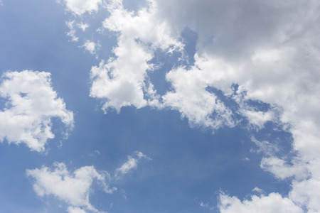 blue sky with cloudの写真素材