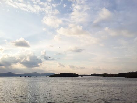 Fishing boat going out for fishing.の写真素材