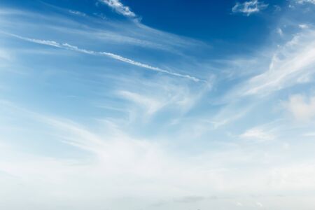 Blue sky and white clouds natural