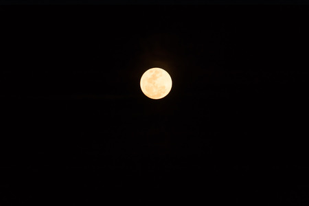 Beauty full moon on skyの写真素材