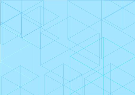 Concept Background ;abstract haxagon blue backgroundのイラスト素材