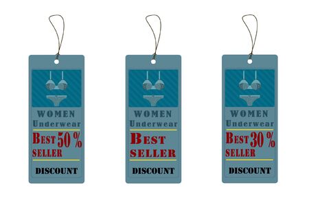 Women underwear super sale ; shop sale ;big saleのイラスト素材
