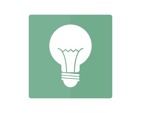 Light bulb with rays shine. Energy and idea symbolのイラスト素材