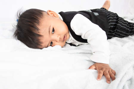 cute little asian baby boy