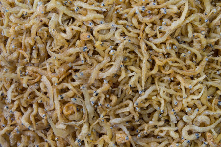 Fried tiny fishes