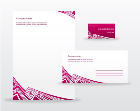 Business templatesのイラスト素材