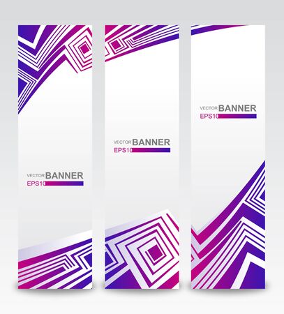 Set of abstract banners  のイラスト素材