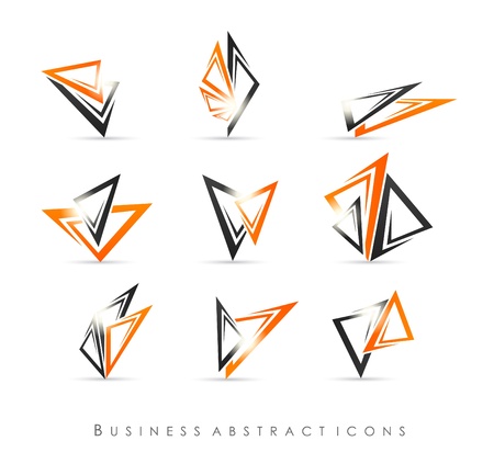 Abstract icons set のイラスト素材