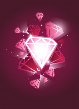 abstract jewelry background のイラスト素材