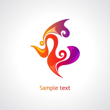 Abstract tropical fish のイラスト素材