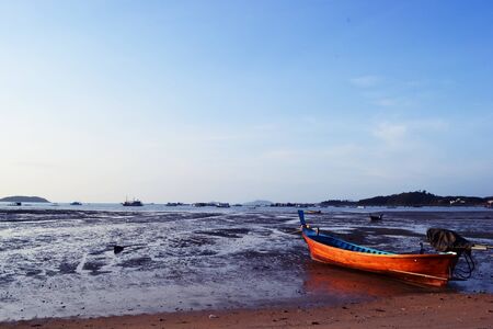 Long Tail Boat in Phuket, Thailandの写真素材