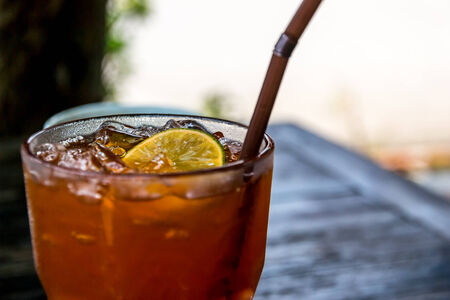 lemon ice teaの写真素材