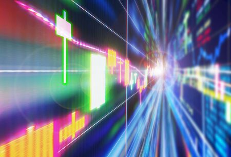 stock market concept and backgroundの写真素材