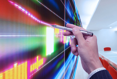 stock market concept and backgroundの写真素材