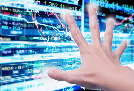 stock market concept and backgroundの写真素材