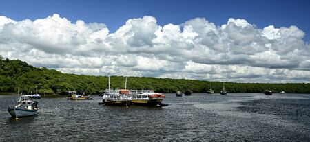River bay in Bahia Brazil 