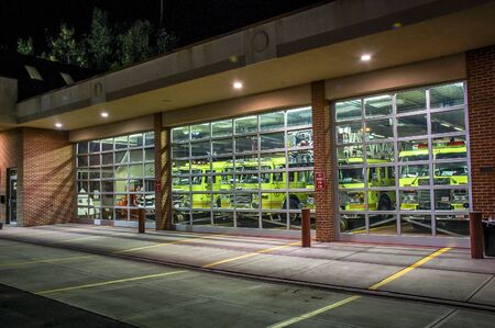 CARMEL NY USA - OCTOBER 05, 2009; Fire department in Carmel, NY, town in Putnam County.のeditorial素材