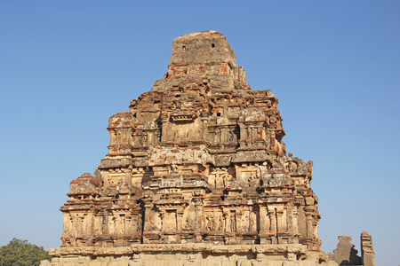 Hazara Rama Temple in Hampi, Karnataka, India.の写真素材