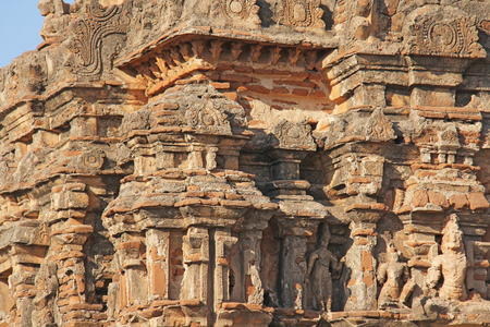 Hazara Rama Temple in Hampi, Karnataka, India.の写真素材