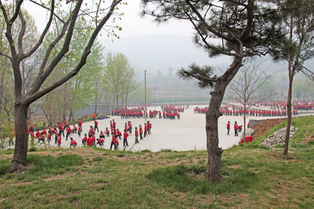 Monks of the Shaolin Monastery, China.のeditorial素材