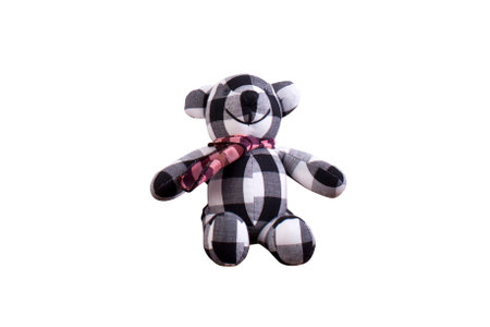 Teddy bear on white backgroundの写真素材