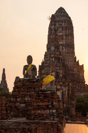 Ayutthaya templeの写真素材