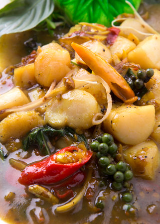 spicy scallop の写真素材