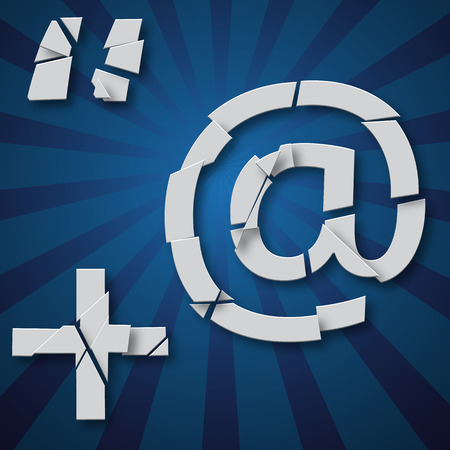 Grunge alphabet type font set, vector collection of broken into pieces lettersのイラスト素材