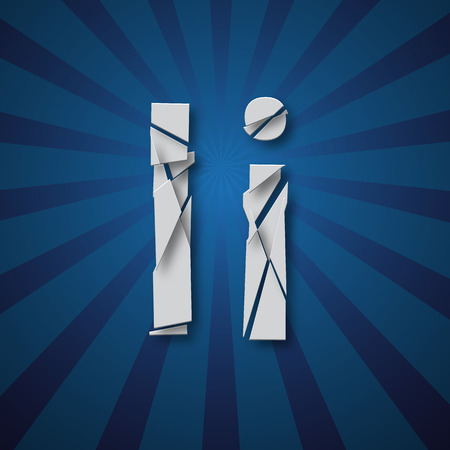 Grunge alphabet type font set, vector collection of broken into pieces lettersのイラスト素材