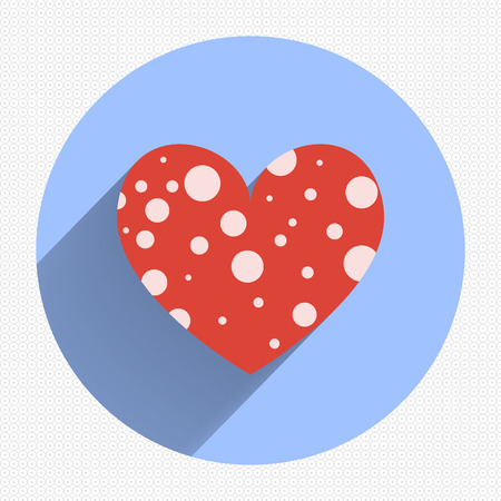 Heart Icon Vector. EPS10 Illustration. Flat designのイラスト素材