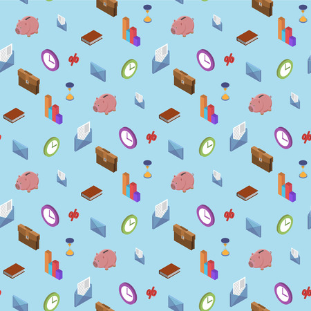 Business seamless pattern business idea vector concept EPS10 vector illustrationのイラスト素材