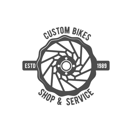 Vintage and modern bicycle  logo, badge, label and design elementsのイラスト素材