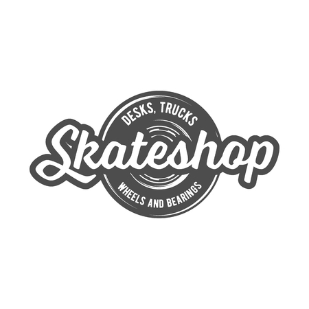 Vintage biking and skating logo, badges, design elements and labels.のイラスト素材