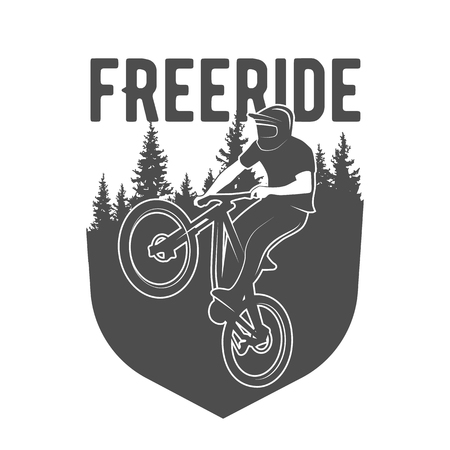Vintage and modern bicycle   , badge, label and design elementsのイラスト素材