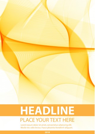 Abstract background. Flyer, brochure, poster, presentation, leaflets, business card, document cover pages, annual report, magazine cover vector template Modern corporate design A4 title sheet templateのイラスト素材